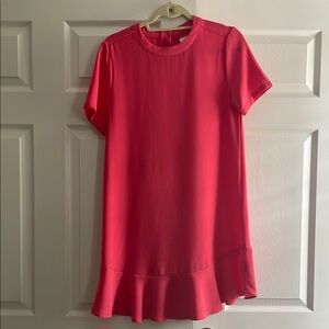 Mud Pie Salmon colored Ruffle Hem Dress